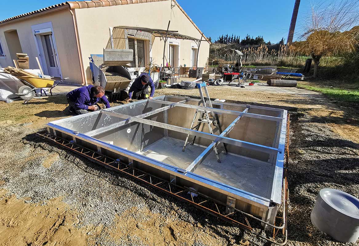 Installation de la structure